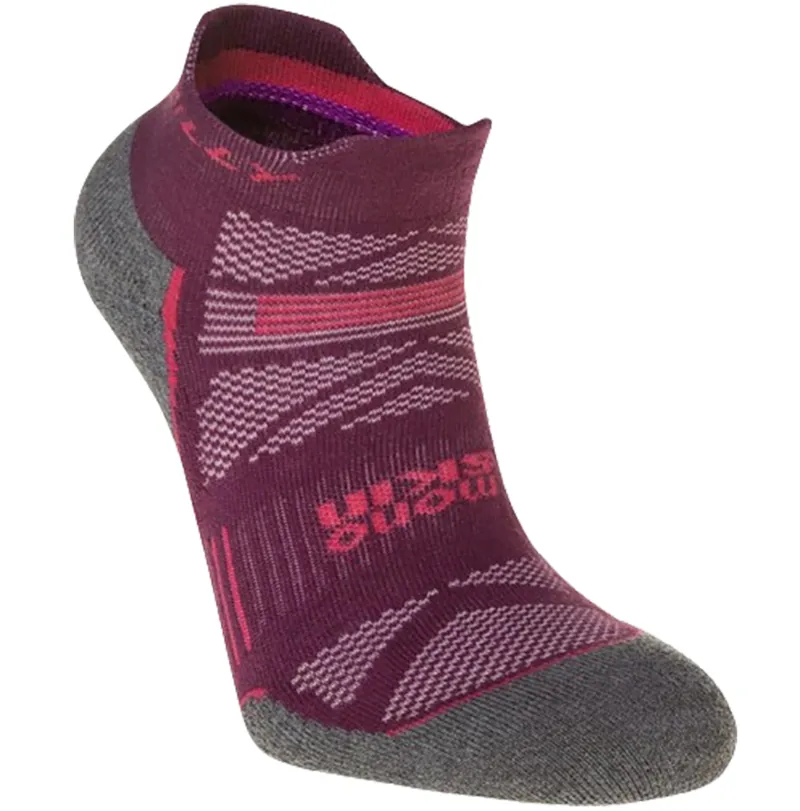 Hilly Women's Supreme Socklet Med Elderberry/Grey Marl-6